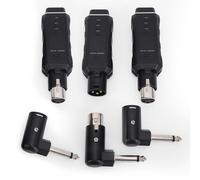 Xiuganpo Wireless XLR Transmitter and Receiver, UHF Dynamic Microphone Adapter with 10-Hour Rechargeable Battery, 328ft Range, for PA System, Mixer, Guitar (1-to-2)