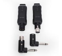 Xiuganpo Wireless XLR Transmitter and Receiver, UHF Dynamic Microphone Adapter with 10-Hour Rechargeable Battery, 328ft Range, for PA System, Mixer, Guitar (1-to-1)