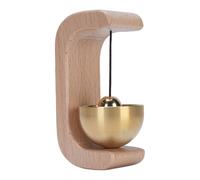 Xiuganpo Wood Doorbell, Minimalist Shop Owners Bells for Doors for Two -Sided Adhesive Tape for The Front Door to Home Fridge for Shop