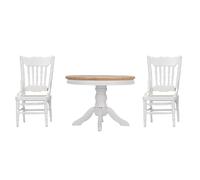 Xiuganpo Wooden Dollhouse Dining Table Set, 1:12 Scale