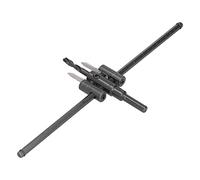 Xiuganpo Wooden Drilling Saw, Adjustable District Hole Cutter Around Cutting Tools for Vertical Hand Drills for Woodworking for Plastic Panel Openings (30-300MM)