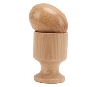 Xiuganpo Wooden Egg Cup Puzzle, Wooden Grasping Practice Project, Fine Motor Skills Toy with Object Fitting Exercise, Ideal for Baby