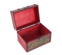 Xiuganpo Wooden Jewelry Box of Old Design, Jewelry Organizer, Storage Case Portable in Retro European Style, Internal Storage for the of Gifts, (6262D-03-6262 Golden Grape-Large)