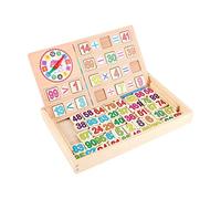 Xiuganpo Wooden Math Toy Sticks for Preschoolers, Brightly Colored Counting Game to Boost Arithmetic Skills, 48 Pieces for Safe Educational Play, Perfect for Home Learning