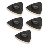 Xiuganpo Wool Polishing Pad Efficient Triangular Felt Buffing Pad for Oscillating Tool, Standard Size, for Stainless Steel, Ceramic Tile and More, 5PCS