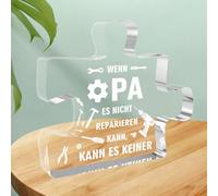 XiuGlimpse High Quality Acrylic Decorative Gift For Grandpa, Personal Birthday Gift From Grandchildren, Elegant Table Decoration For Home, Unique Gift For Grandfathers