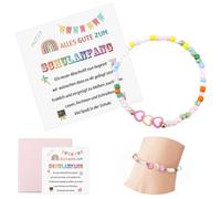 XiuGlimpse School Bracelets Set for Girls 2025, 2 Stylish Bangles, Kleine, Plastic, No Gemstone