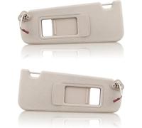 XIUKANGNB Car Sun Visor for BMW Serie 5 F10 F18 2011-2016, Interior Sun Shade Anti-Glare Sun Shield Front Sunvisor Panel Replacement Assembly,C/A pair-A/Beige
