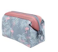 Xiulaiyi Three-dimensional Multi-functional Large Capacity Makeup Bag, 001- Light blue flamingo, Casual