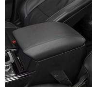 XIULANJIAYOU Car Center Console Armrest Cover for Ford Explorer 2020-2022, PU Leather Protector Cushion Pad Waterproof Scratch Resistant Interior Accessories,Black Line
