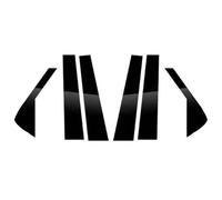 XIULANJIAYOU Car Door Window Pillar Trim Cover for Land Rover Discovery Sport 2015-2019, B/C Pillar Posts Anti Scratch Protective Sticker Exterior Accessories