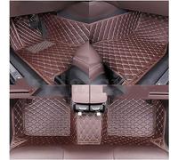 XIULANJIAYOU Custom Leather Car Floor Mats for Alfa Romeo Stelvio 2017-2022(RHD), Full Coverage Carpets Mats Front Rear Row Floor Liners Waterproof Non-Slip Accessories,E/Coffee