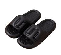 xiuling4568 Hausschuhe Outdoor House Bedroom Shoes Shower Sandals Slippers Slides for Women and Men Non-Slip Soft Slides for Indoor Chaussons(Black,40-41)