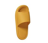 xiuling4568 Hausschuhe Thick Bottom Home Slippers Summer Indoor Breathable Bathroom Shower Shoes Anti-slip Cool Slippers for Men and Women Chaussons(Yellow,255mm)
