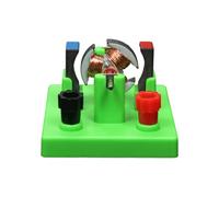 XIUOYN Hand Open Frame DC Motor Educational Model, DC Motor Model for Physics Teaching Materials Demonstration