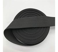 XIUPO 10 15mm 20mm 25mm 30mm 38mm 50mm Wide 5yards Black Strap Nylon Webbing Knapsack Strapping Bags Crafts
