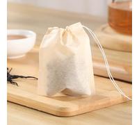 XIUPO Tea Bag Filter Biodegradable Paper Bags Heat Seal Teabags Strainer Drawstring Eco-Friendly Infuser Wood for Herb Loose