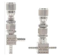 XIUsheUA 4mm 6mm 8mm 10mm 12mm Hose Barb Tail Straight Right Angle Stainless Steel Micro Regulating Metering Needle Valve Water Gas for Hydraulic System, Piping(Angle Elbow,HOSE BARB_12MM)