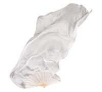 XIUsheUA Belly dance fan Bellydance Silk Veils Fan Hand Paint Dancer Performance Props Extra Long 1.8m(Color 8,230cm)