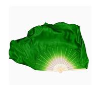 XIUsheUA Belly dance fan Big Size Dance Fan 86cm Gradient Bamboo Folding Veil Hand Paint Bellydance Dancer Show Props(Color 22,1pcs Right 1pcs Left)