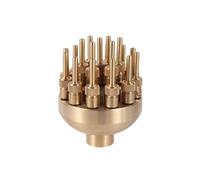 XIUsheUA Brass Three Tier Fireworks Fountain 1" 1.5" Porous Fountain Nozzle Head Pond Landscape Fountain Equip for Garden, Courtyard(1inch)