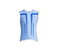 XIUsheUA Men's Cycling Jersey Vest Sleeveless Road Bicycle Vest Mesh Underwear Cycling Bike Bicycle Jersey for Cycling, Training(Blue,XXL)