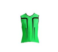 XIUsheUA Men's Cycling Jersey Vest Sleeveless Road Bicycle Vest Mesh Underwear Cycling Bike Bicycle Jersey for Cycling, Training(Green,3XL)