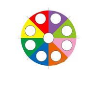 XIUsheUA Multi Person Interaction Outdoor Toy Whack-a-mole Rainbow Umbrella Parachute Game Rainbow Umbrella Parachute Toy for Backyard, Playground(4M)
