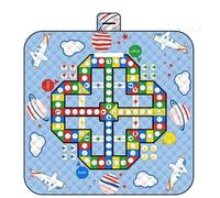 XIUsheUA Snorkel Fins Thickened Waterproof Picnic Beach Blanket Camping Floor Mat for Snorkeling Diving Adult Men Women(Flying Chess,150x200CM)