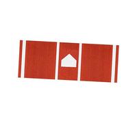 XIUsheUA Softball Pitching Mat Softball Pitching Mound Anti Slip Backing Baseball Hitting Mat for Softball and Baseball Pitcher Home for Baseball, Softball(Red 116x300cm)