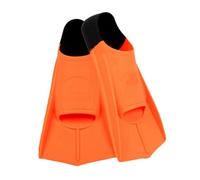 XIUsheUA training fins 1 Pair Perforated Swim Fins Floating Training Soft Flexible Comfortable Fit Adult Swimming Aid for Snorkeling Diving Adult Men Women(Orange,S)