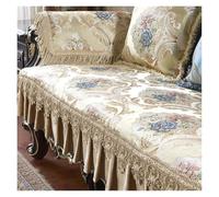 XIUsheUA Vintage Sofa Cover Vintage Jacquard Sofa Covers Universal Cover Furniture Protector Sectional Couch Cover(Beige,Sofa cover 90x180cm)