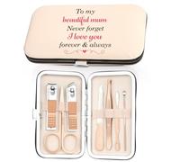 XiuSpark Mum Gifts,Mummy Meaningful Christmas Birthday Valentines Mothers Day Mother's Gifts for Mum Mummy Happy Mother Day Gift Birthday Present from Daughter Son,Nail Kit Manicure Set for Women