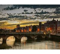 XiuTaiLtd Jigsaw Puzzle Dublin Ireland 1000 Pieces,75X50Cm, For Friends