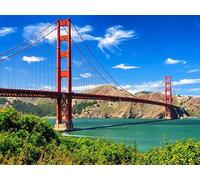 XiuTaiLtd Jigsaw Puzzle Golden Gate Bridge 1000 Pieces,75X50Cm, For Friends