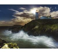 XiuTaiLtd Jigsaw Puzzle Lighthouse Donegal Fanad Ireland 1000 Pieces,75X50Cm, For Friends