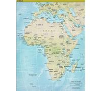 XiuTaiLtd Jigsaw Puzzle Map Of Africa 1000 Pieces,75X50Cm, For Friends