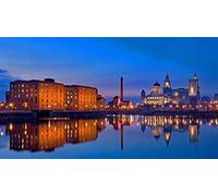Xiutailtd Puzzles For Adults 1000 Pieces Jigsaw Puzzles, Liverpool From The Mersey River, England