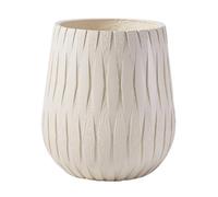 XIUWOUG Weathered Concrete Large Planter, Outdoor Decorative Tall Flower Pot with Drainage Hole,Round Planter Pots for Home, Garden, Patio, Courtyard,Porch,BEIGE3