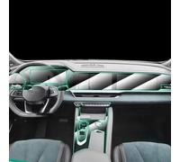XIUXIYING Car Film Interior Accessories TPU Transparent Protector Film Refit,for Geely Monjaro L Preface Navigation Central Control