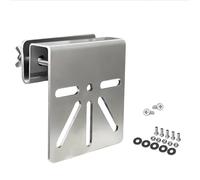 Xiuyer Gutter Mount Stainless Steel Bracket for Eufy Solocam S340, Solar Security Camera Holder Anti-Rust Screws,No Drill Installation for Indoor and Outdoor Use