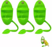 Xiuyong plastic bird feeding rack, suitable for squid bone parrots on cages, parrot feeding platform, perch, 3 pieces