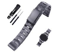 XIW Compatible for 26mm Garmin Fenix 8 51mm Enduro 3 51mm 6X Pro 7X Pro 5X Plus Titanium Metal Quick Release Watch Band Replacement for men Wirstband Strap women Bracelet, Black, 26mm, Classic