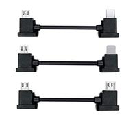 xiwai 3pcs/Set Type-C & Micro & 8P to Micro USB USB-C Remote Controller Data Cable for Mavic Pro Platinum Park RC Accessories