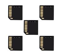 xiwai 5pcs/lot Micro SD TF to SD Card Socket Adapter for Mac Laptop