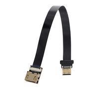 xiwai CYFPV HDMI Female to Mini HDMI Male Extension FPC Flat Cable 1080P for FPV HDTV Multicopter Aerial Photography (0.5m)