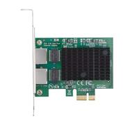 xiwai Dual Ports 2.5Gbps 2500Mbps to PCI Express 1x PCI-E GBE Gigabit 1000Mbps Ethernet LAN Controller Cable Network Adapter for Desktop Motherboard