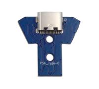 xiwai JDS-040 Charging Port Replacement Assembly for PS4 DualShock 4 JDS-055 Repair Part Board Connector Module Type-C Female Socket Replace DIY Solder