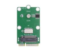 xiwai Mini PCI E Riser Card Slot to NVMe SSD Adapter M.2 NGFF Key-M Compatible with NAS Industrial Control Motherboards
