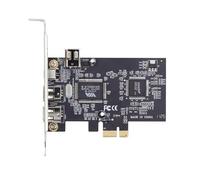 Xiwai PCI-E 1X 4X 16X to IEEE 1394a Firewire 400 Capture Card 6Pin and 4Pin 4 Ports PCI Express Card IEEE-1394 400Mbps Adapter for Windows Mac Os Linux
